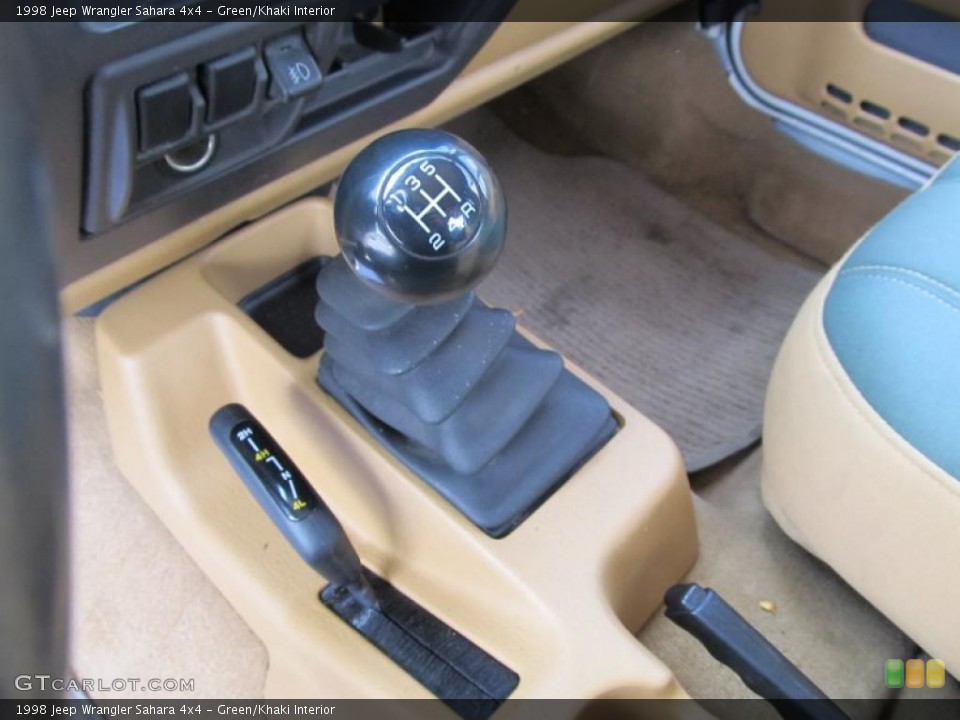 Green/Khaki Interior Transmission for the 1998 Jeep Wrangler Sahara 4x4 #40507806