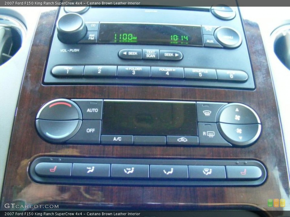 Castano Brown Leather Interior Controls for the 2007 Ford F150 King Ranch SuperCrew 4x4 #40508554