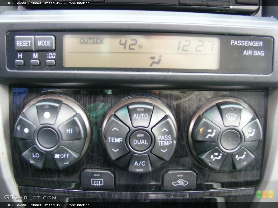 Stone Interior Controls for the 2007 Toyota 4Runner Limited 4x4 #40509494