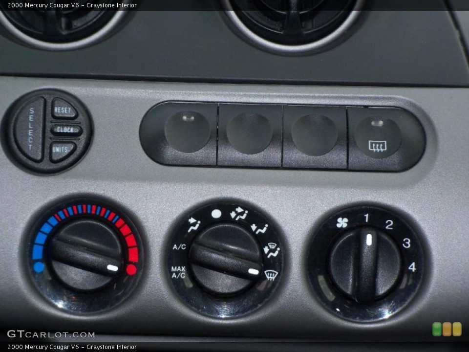 Graystone Interior Controls for the 2000 Mercury Cougar V6 #40511206