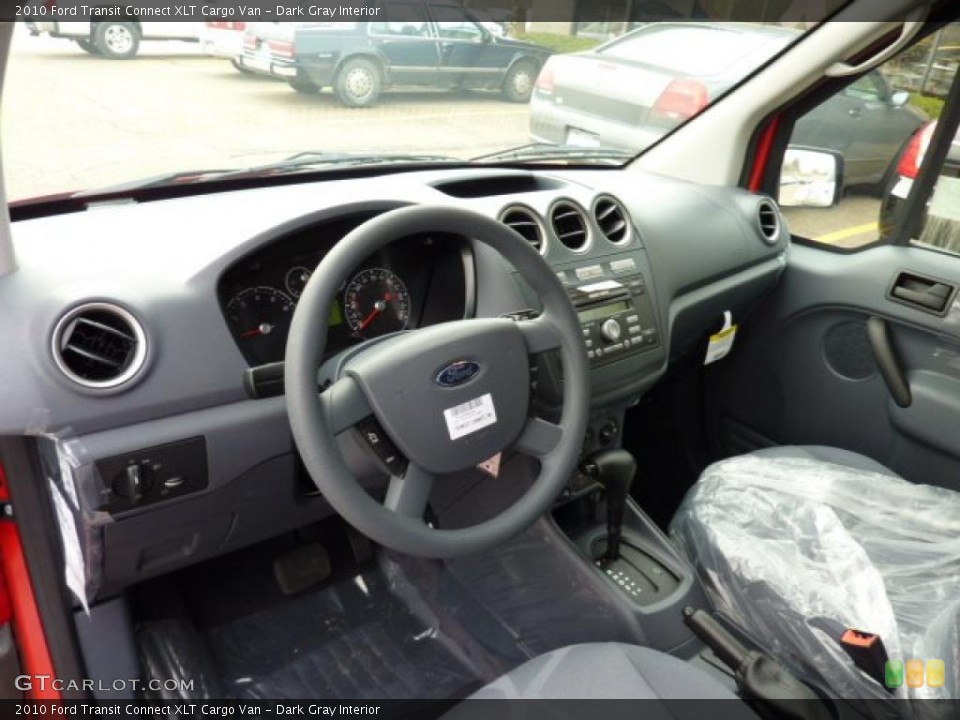 Dark Gray Interior Prime Interior for the 2010 Ford Transit Connect XLT Cargo Van #40511638