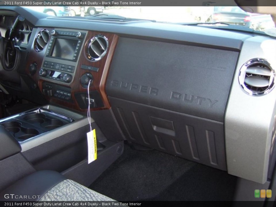 Black Two Tone Interior Dashboard for the 2011 Ford F450 Super Duty Lariat Crew Cab 4x4 Dually #40513046