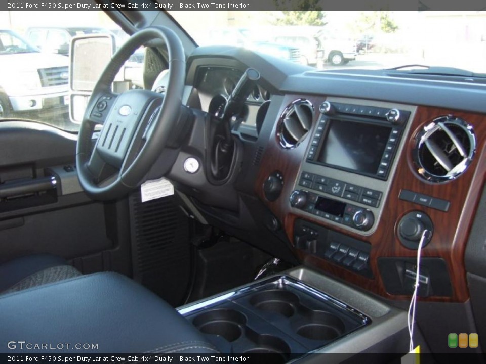 Black Two Tone Interior Controls for the 2011 Ford F450 Super Duty Lariat Crew Cab 4x4 Dually #40513062