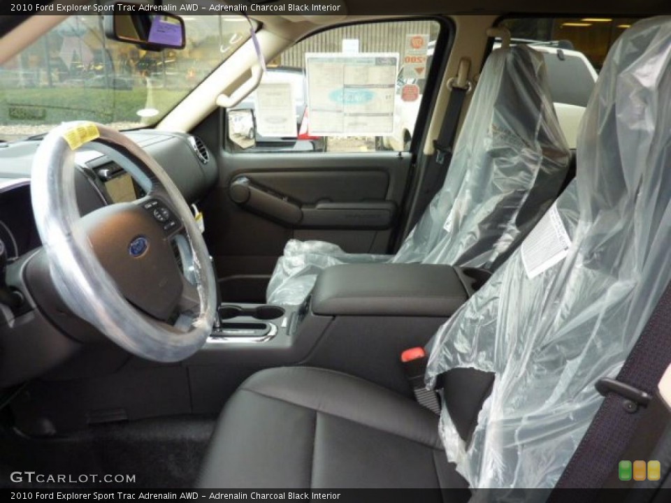 Adrenalin Charcoal Black Interior Photo for the 2010 Ford Explorer Sport Trac Adrenalin AWD #40514282
