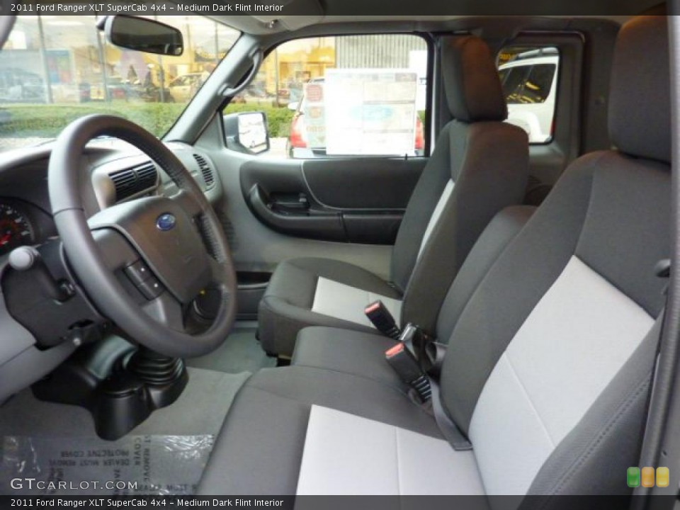 Medium Dark Flint Interior Photo for the 2011 Ford Ranger XLT SuperCab 4x4 #40517226