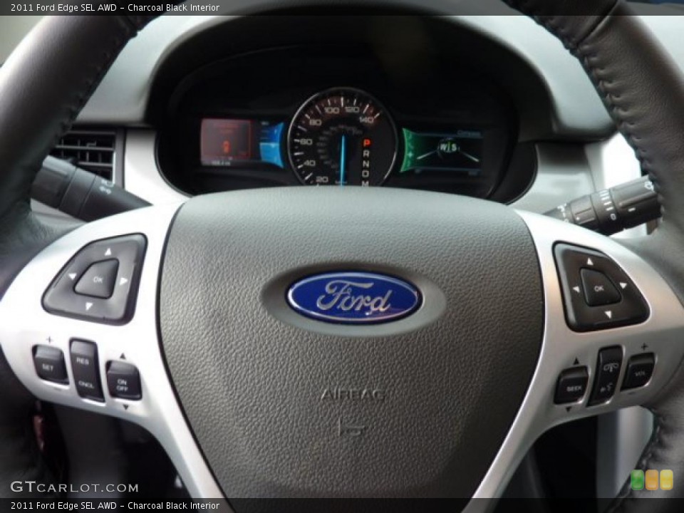 Charcoal Black Interior Controls for the 2011 Ford Edge SEL AWD #40517558