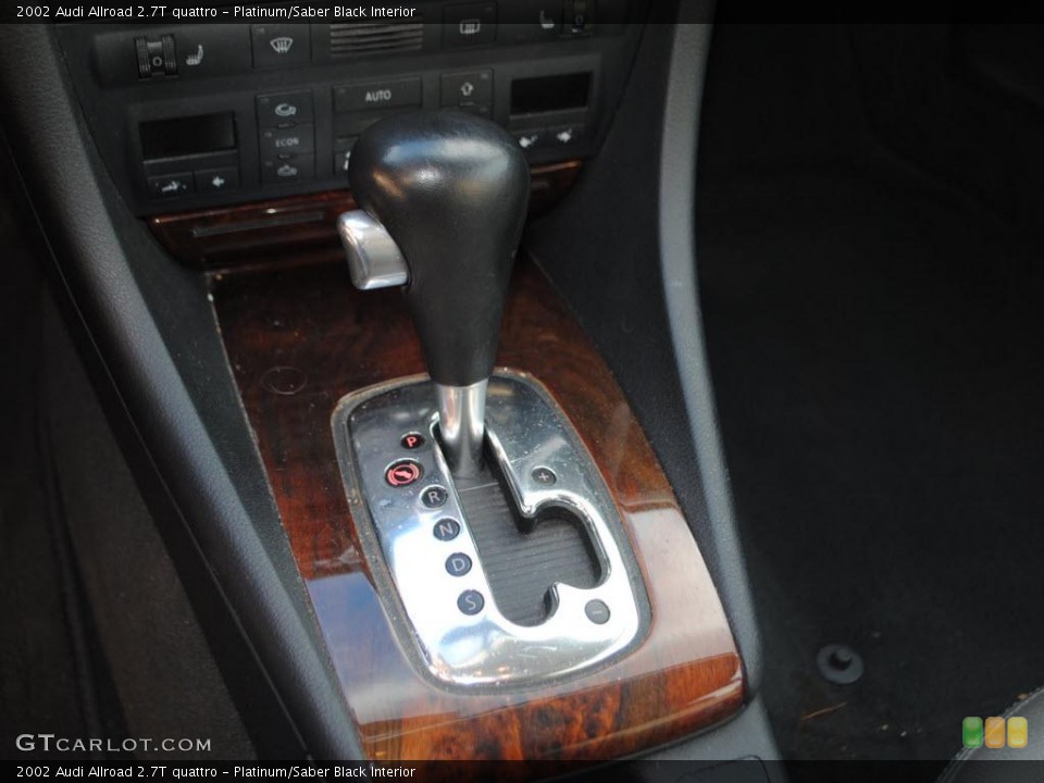 Platinum/Saber Black Interior Transmission for the 2002 Audi Allroad 2.7T quattro #40519686