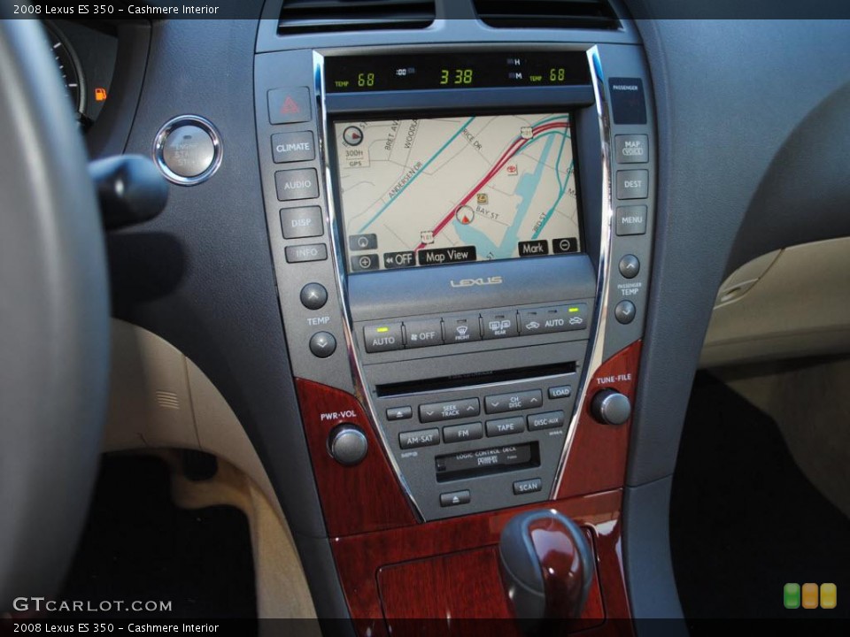 Cashmere Interior Navigation for the 2008 Lexus ES 350 #40519994