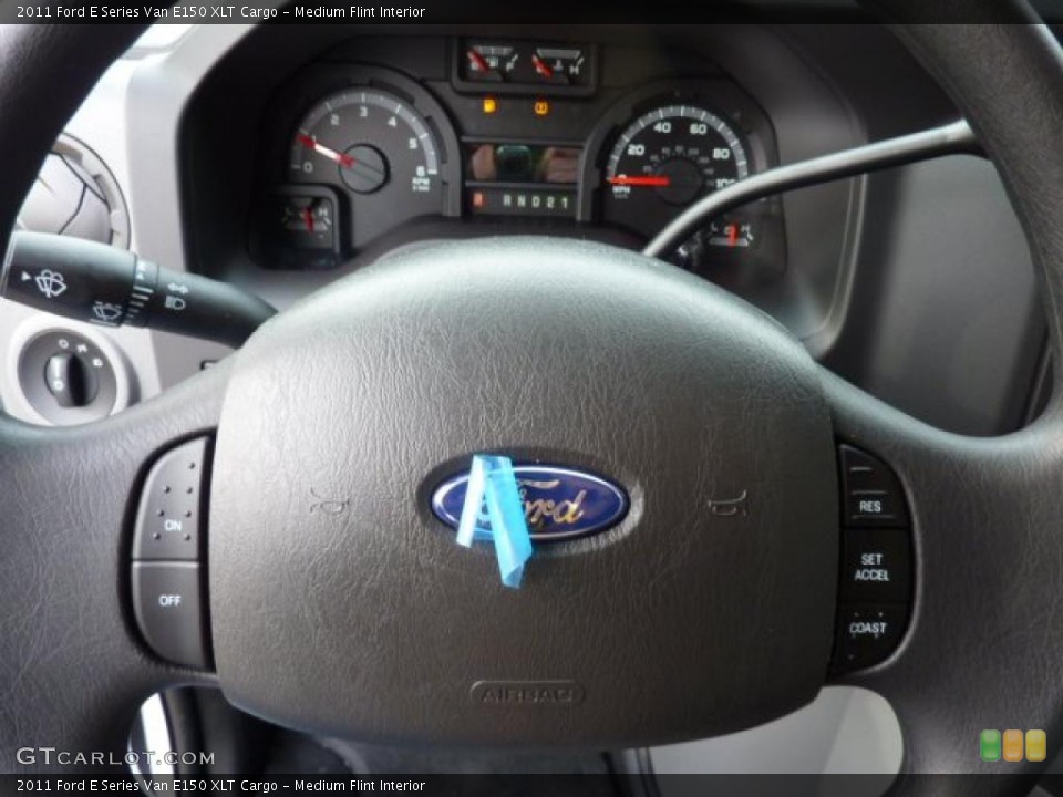 Medium Flint Interior Steering Wheel for the 2011 Ford E Series Van E150 XLT Cargo #40520762