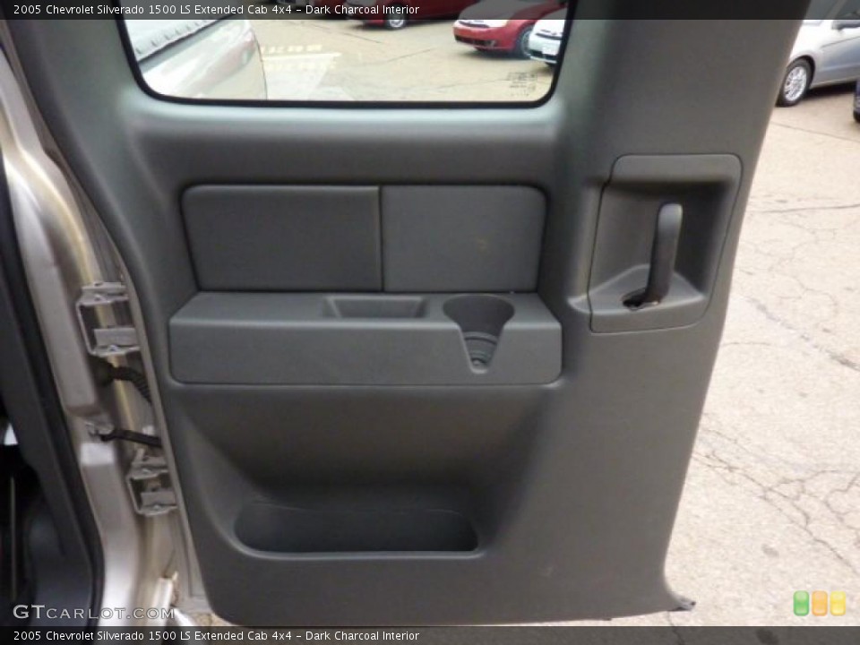 Dark Charcoal Interior Door Panel for the 2005 Chevrolet Silverado 1500 LS Extended Cab 4x4 #40524428