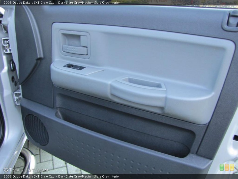Dark Slate Gray/Medium Slate Gray Interior Door Panel for the 2008 Dodge Dakota SXT Crew Cab #40524932