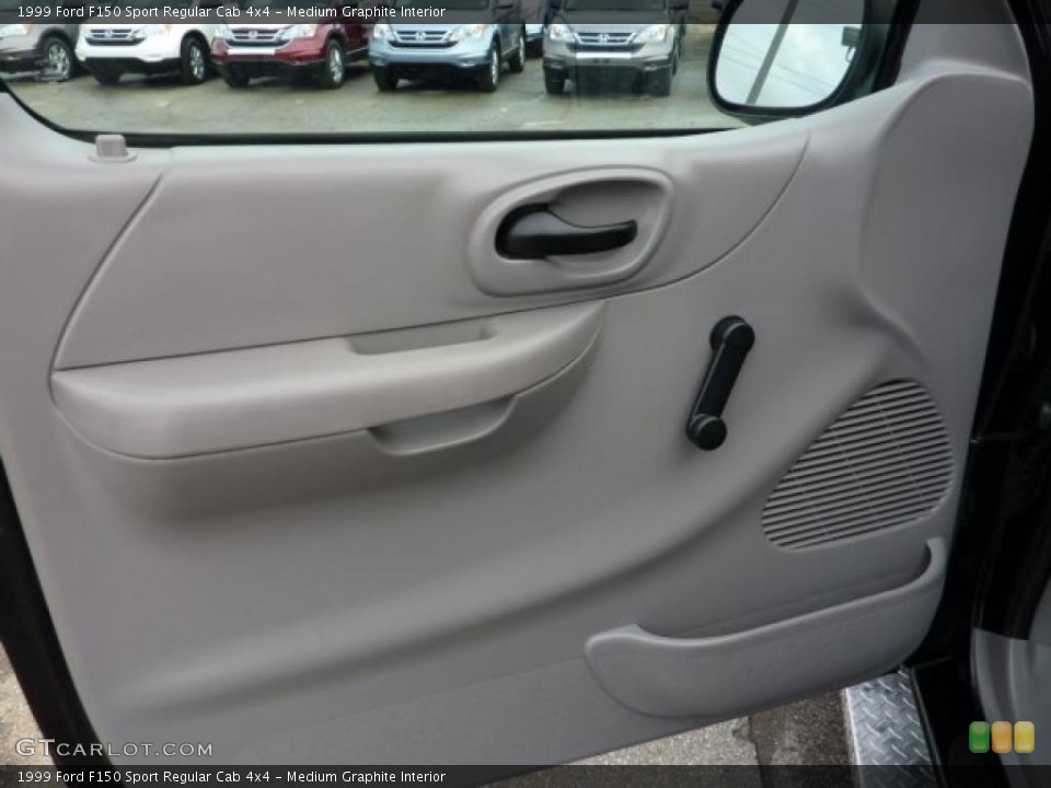 Medium Graphite Interior Door Panel for the 1999 Ford F150 Sport Regular Cab 4x4 #40527160