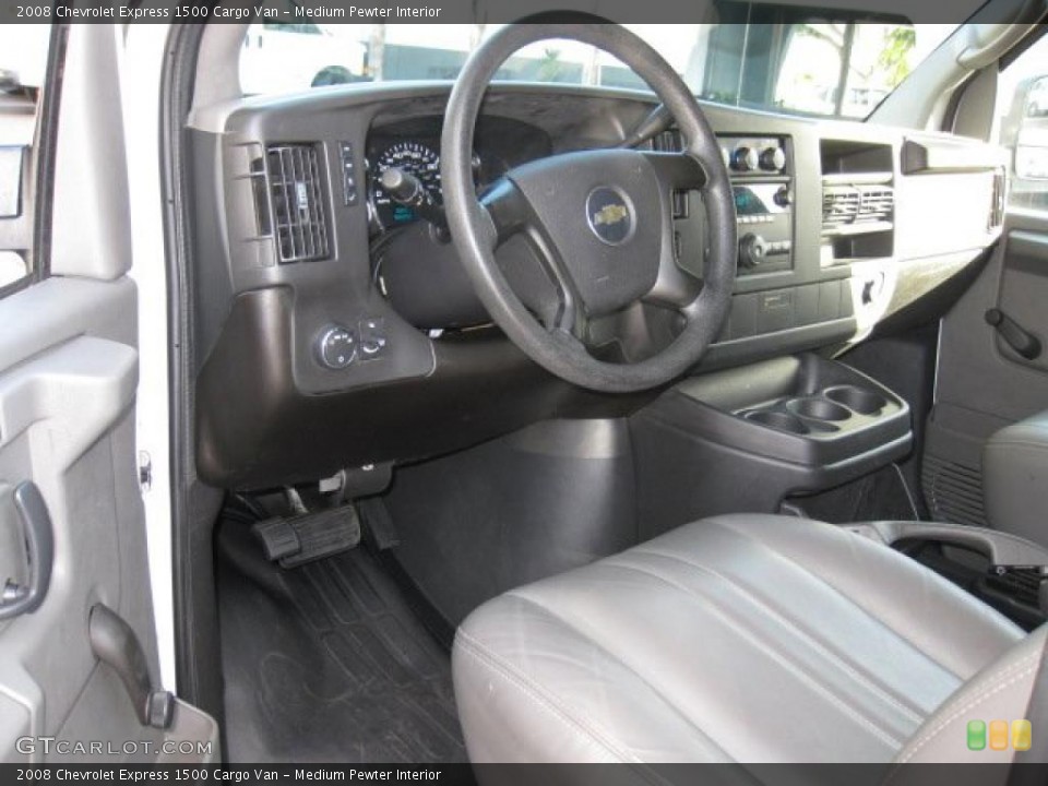 Medium Pewter 2008 Chevrolet Express Interiors