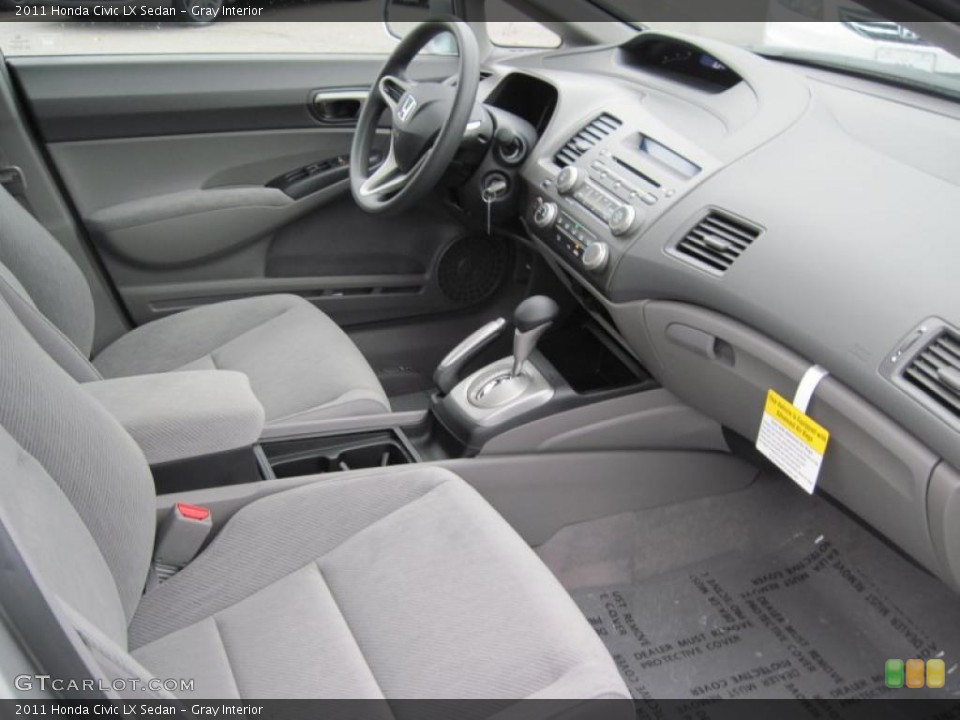 Gray Interior Photo for the 2011 Honda Civic LX Sedan #40533893