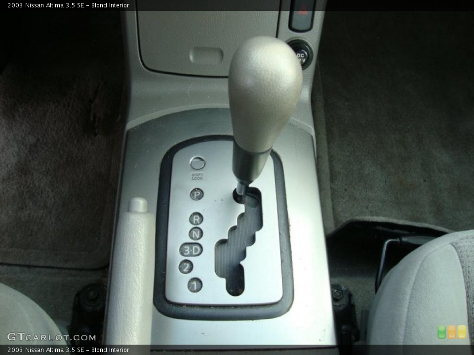 Blond Interior Transmission for the 2003 Nissan Altima 3.5 SE #40535317