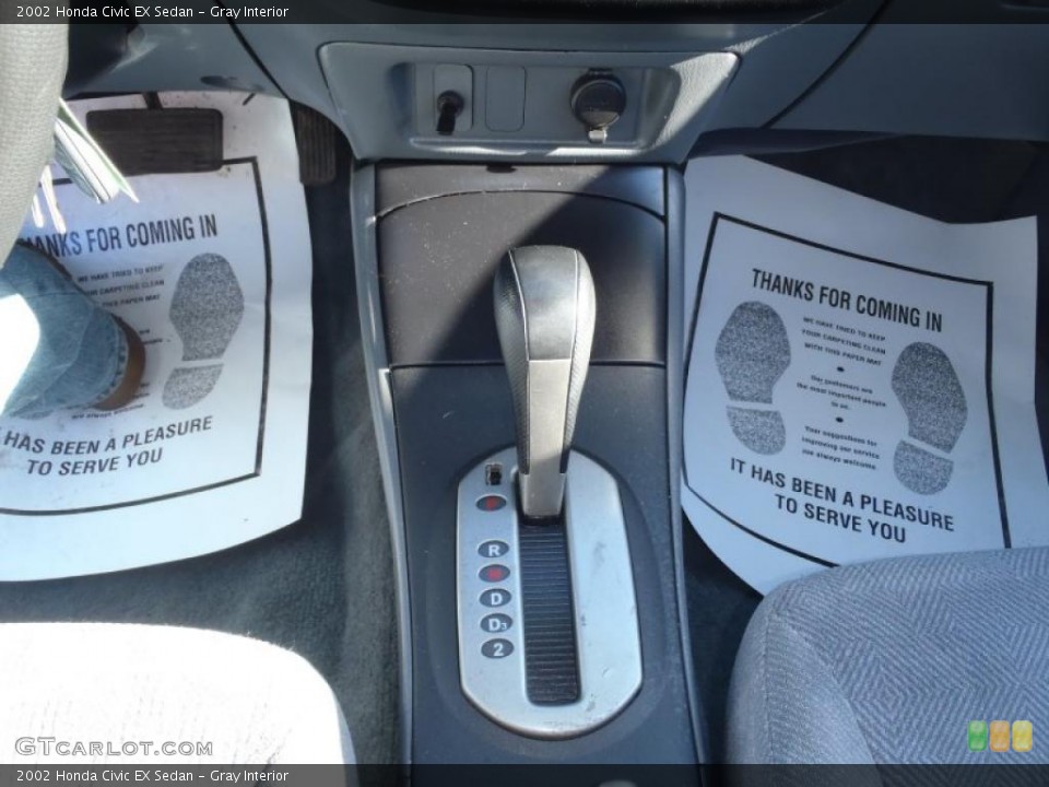 Gray Interior Transmission for the 2002 Honda Civic EX Sedan #40538437