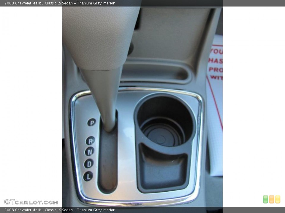 Titanium Gray Interior Transmission for the 2008 Chevrolet Malibu Classic LS Sedan #40539273