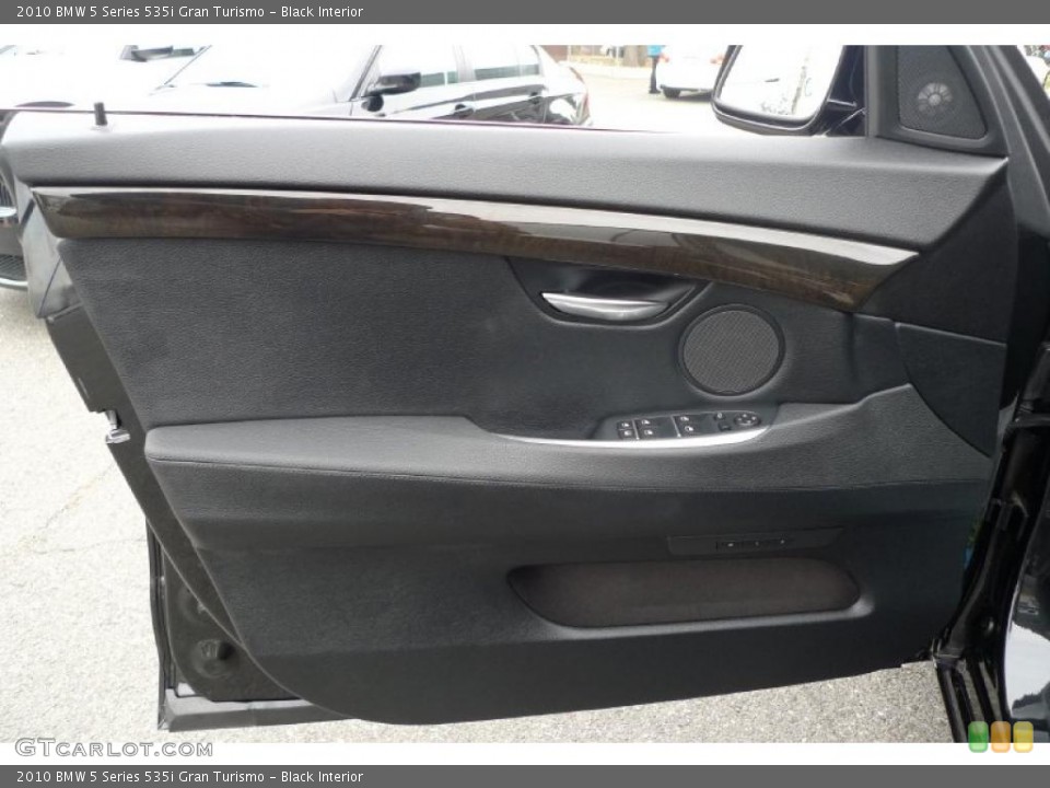 Black Interior Door Panel for the 2010 BMW 5 Series 535i Gran Turismo #40540485