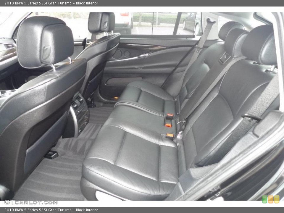 Black Interior Photo for the 2010 BMW 5 Series 535i Gran Turismo #40540613