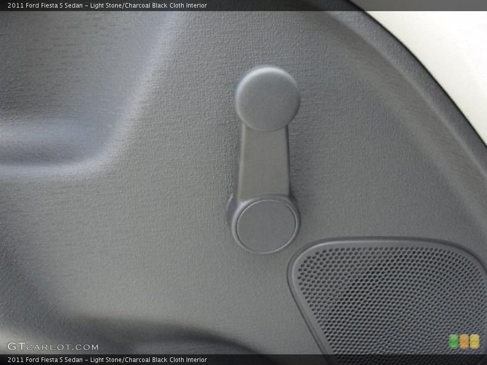 Light Stone/Charcoal Black Cloth Interior Controls for the 2011 Ford Fiesta S Sedan #40542325