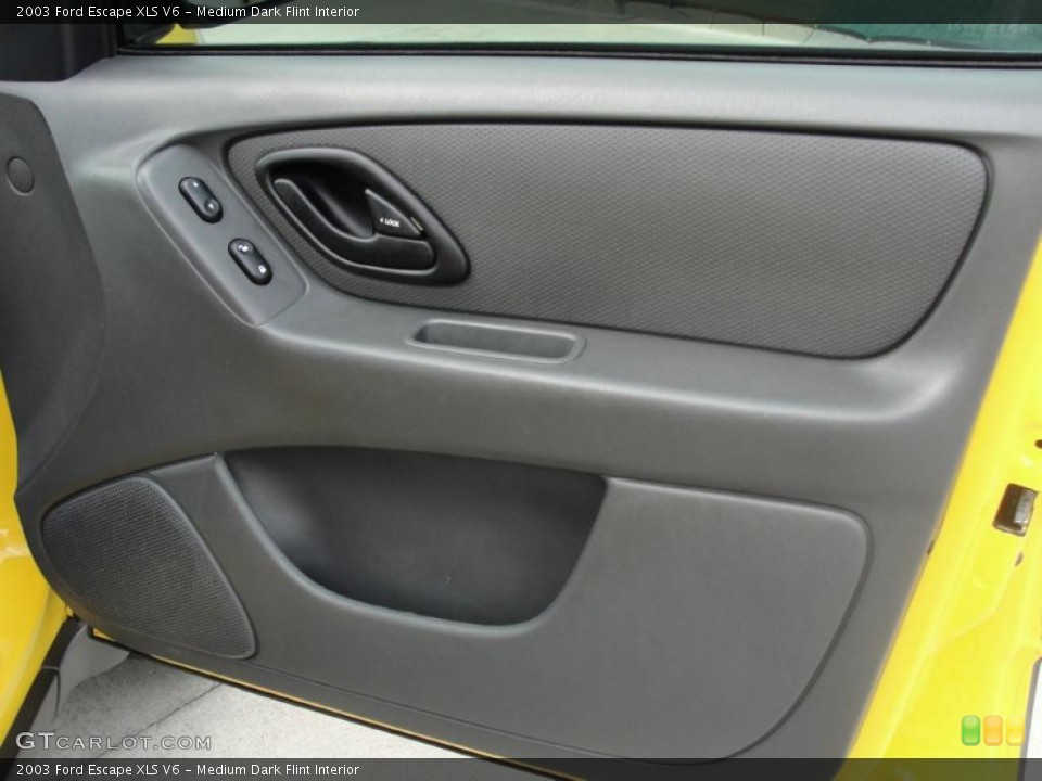 Medium Dark Flint Interior Door Panel for the 2003 Ford Escape XLS V6 #40543473
