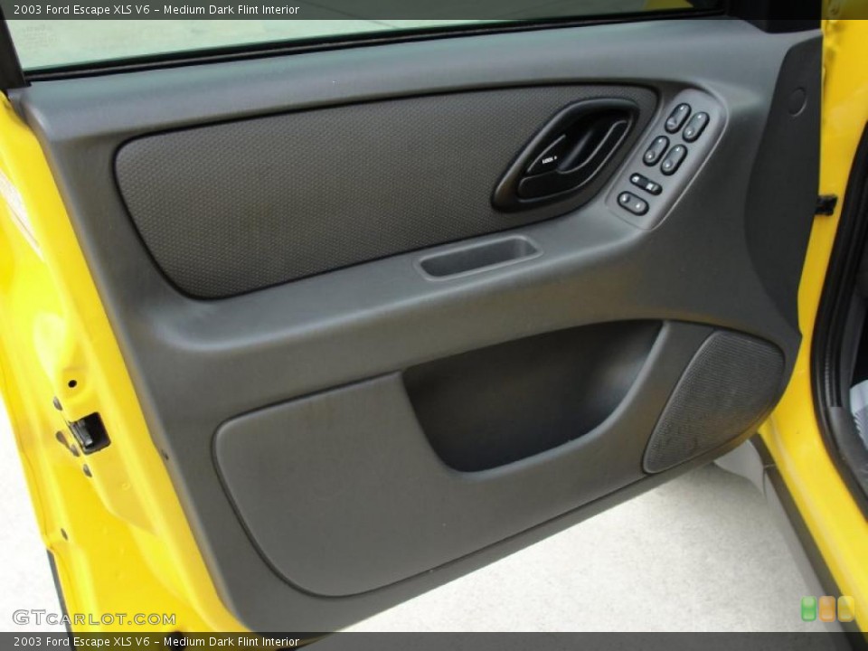 Medium Dark Flint Interior Door Panel for the 2003 Ford Escape XLS V6 #40543569
