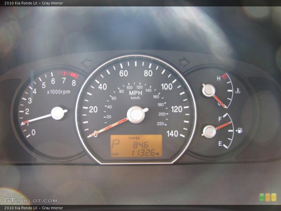 Gray Interior Gauges for the 2010 Kia Rondo LX #40545333