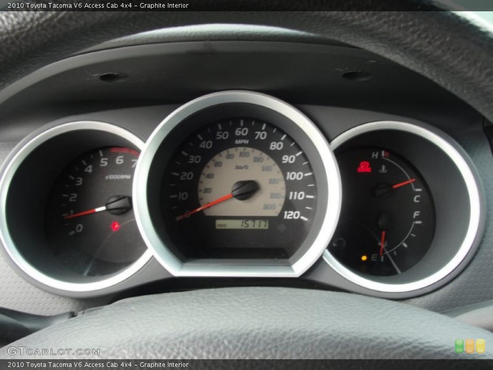 Graphite Interior Gauges for the 2010 Toyota Tacoma V6 Access Cab 4x4 #40547641