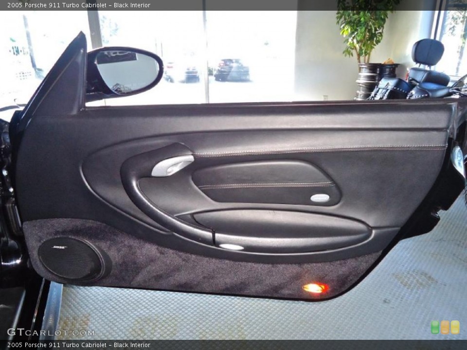Black Interior Door Panel for the 2005 Porsche 911 Turbo Cabriolet #40548005