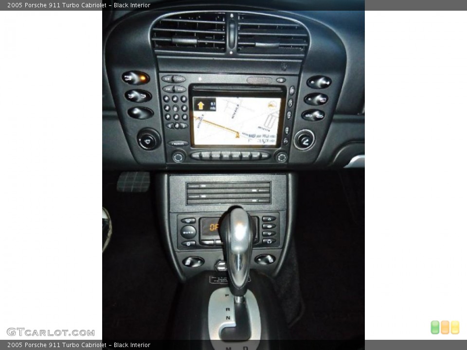 Black Interior Controls for the 2005 Porsche 911 Turbo Cabriolet #40548101
