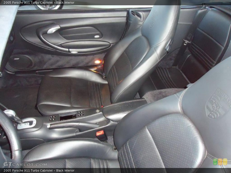 Black Interior Photo for the 2005 Porsche 911 Turbo Cabriolet #40548125