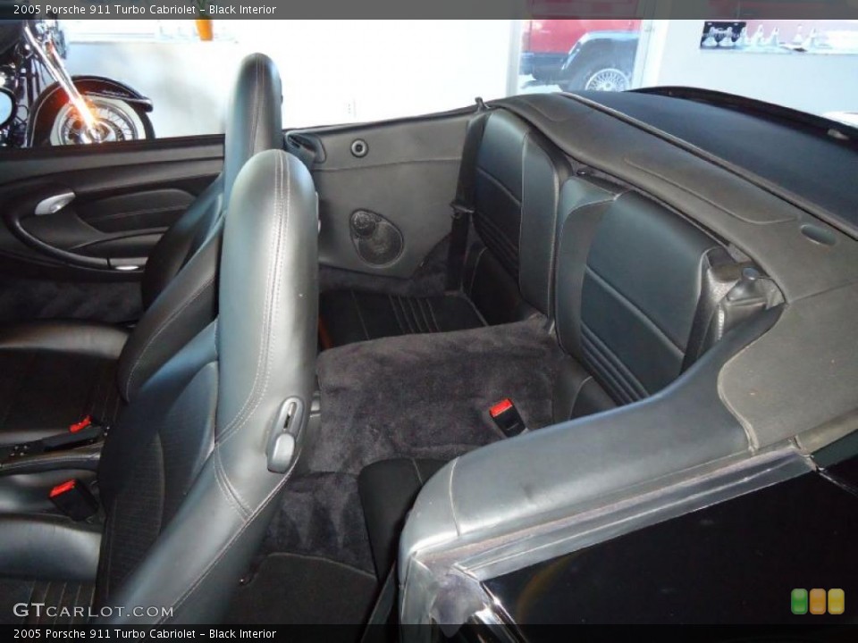 Black Interior Photo for the 2005 Porsche 911 Turbo Cabriolet #40548138