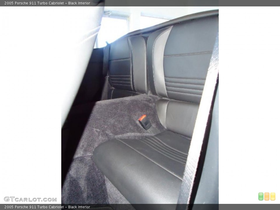 Black Interior Photo for the 2005 Porsche 911 Turbo Cabriolet #40548173