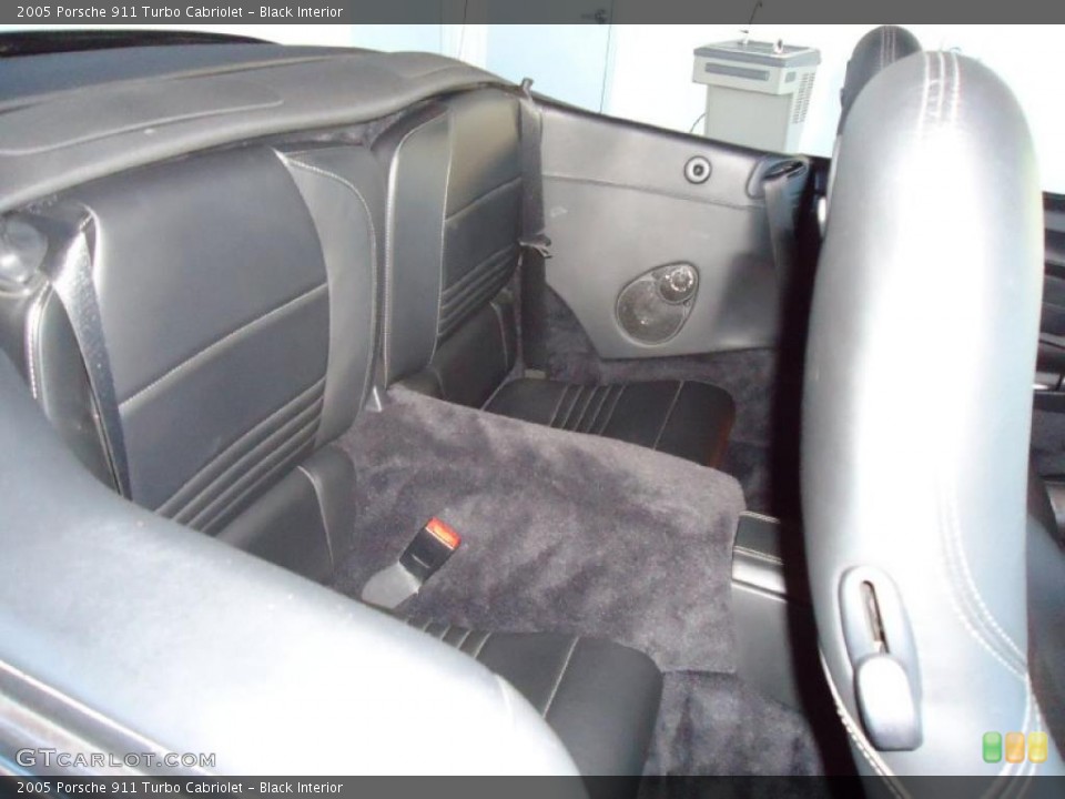 Black Interior Photo for the 2005 Porsche 911 Turbo Cabriolet #40548185