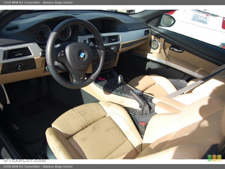 Bamboo Beige Interior Prime Interior for the 2008 BMW M3 Convertible #40549685