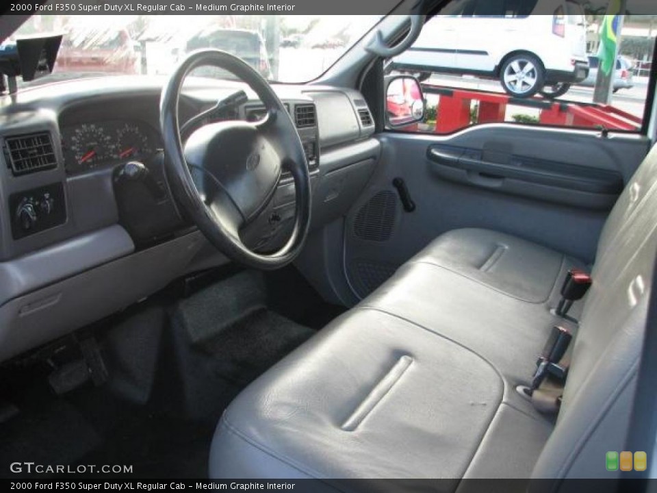 Medium Graphite Interior Prime Interior for the 2000 Ford F350 Super Duty XL Regular Cab #40550473