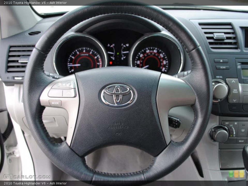 Ash Interior Steering Wheel for the 2010 Toyota Highlander V6 #40553001