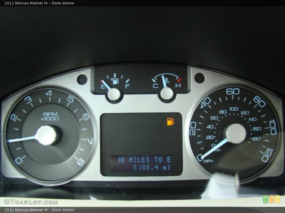 Stone Interior Gauges for the 2011 Mercury Mariner I4 #40557749