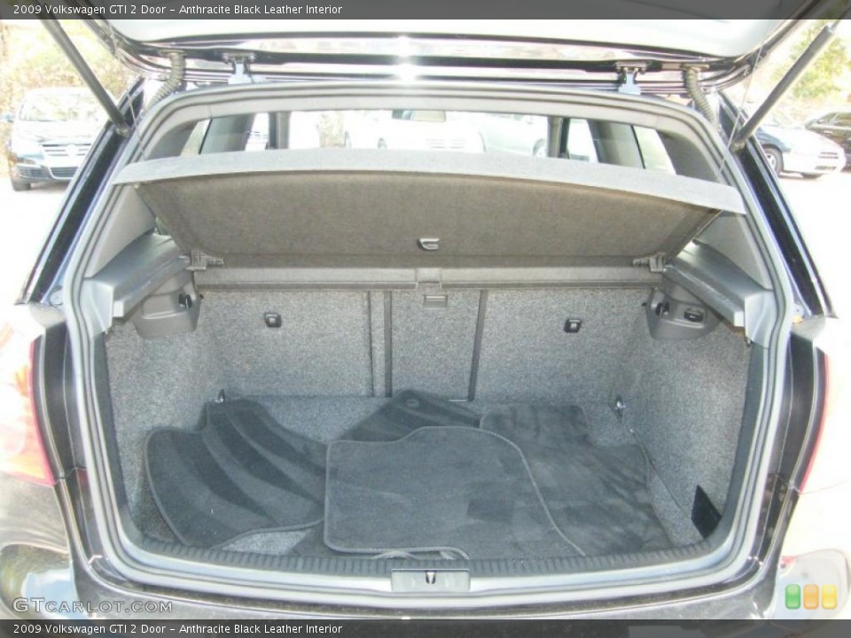 Anthracite Black Leather Interior Trunk for the 2009 Volkswagen GTI 2 Door #40558845