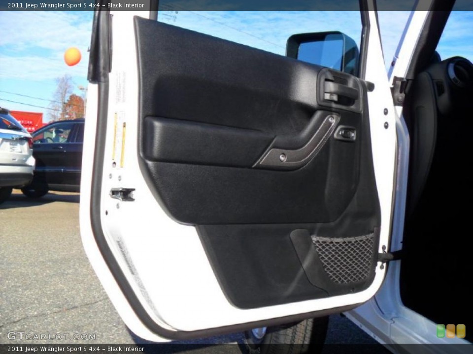 Black Interior Door Panel for the 2011 Jeep Wrangler Sport S 4x4 #40559065