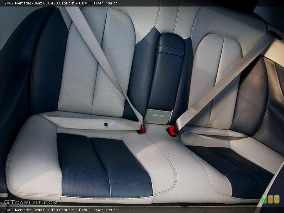 Dark Blue/Ash Interior Photo for the 2002 Mercedes-Benz CLK 430 Cabriolet #40559333