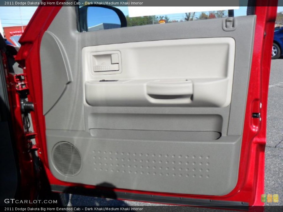 Dark Khaki/Medium Khaki Interior Door Panel for the 2011 Dodge Dakota Big Horn Extended Cab #40559921