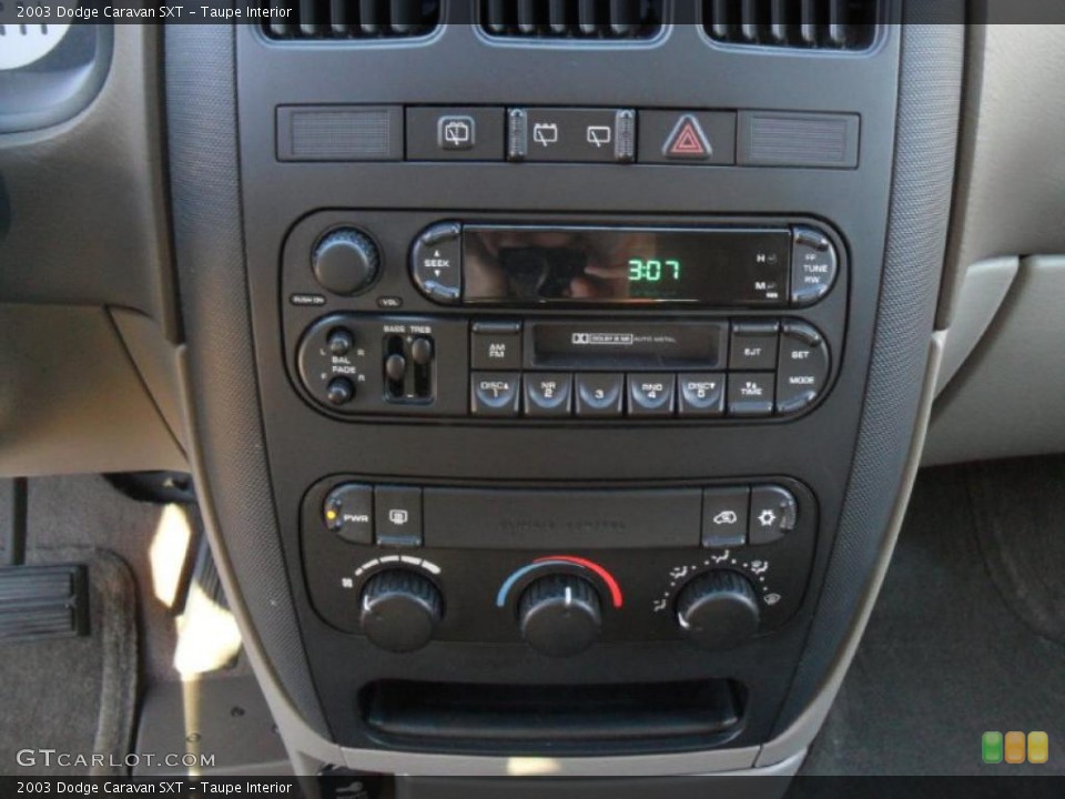 Taupe Interior Controls for the 2003 Dodge Caravan SXT #40560521