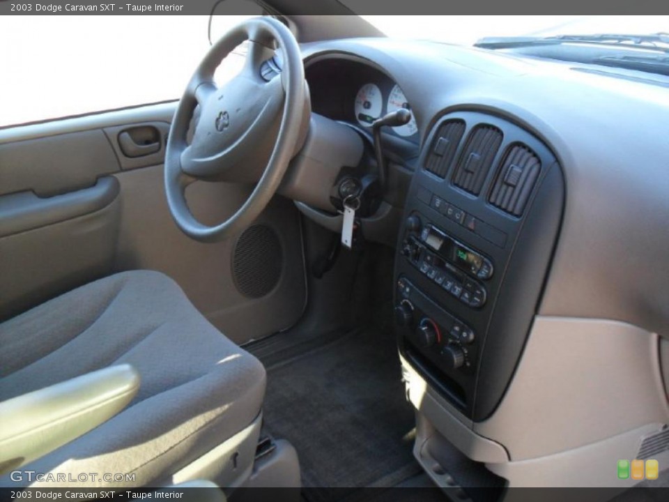 Taupe Interior Dashboard for the 2003 Dodge Caravan SXT #40560665