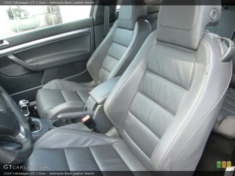 Anthracite Black Leather Interior Photo for the 2009 Volkswagen GTI 2 Door #40563141