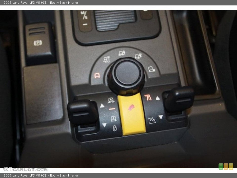 Ebony Black Interior Controls for the 2005 Land Rover LR3 V8 HSE #40563145