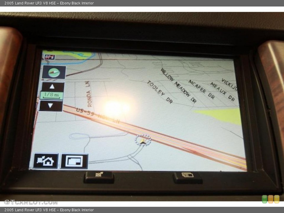 Ebony Black Interior Navigation for the 2005 Land Rover LR3 V8 HSE #40563173