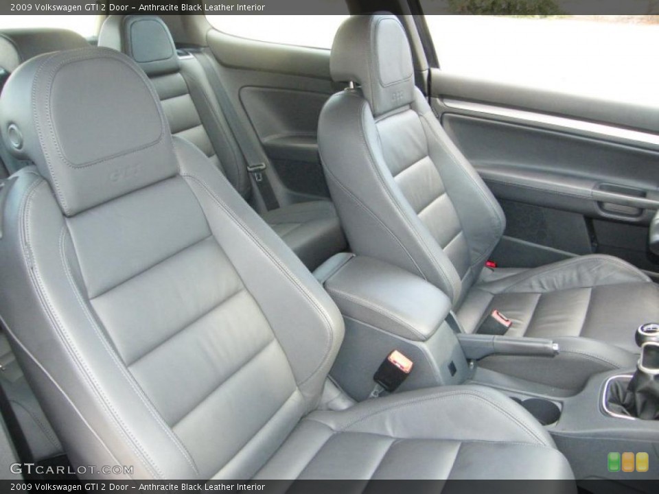 Anthracite Black Leather Interior Photo for the 2009 Volkswagen GTI 2 Door #40563329