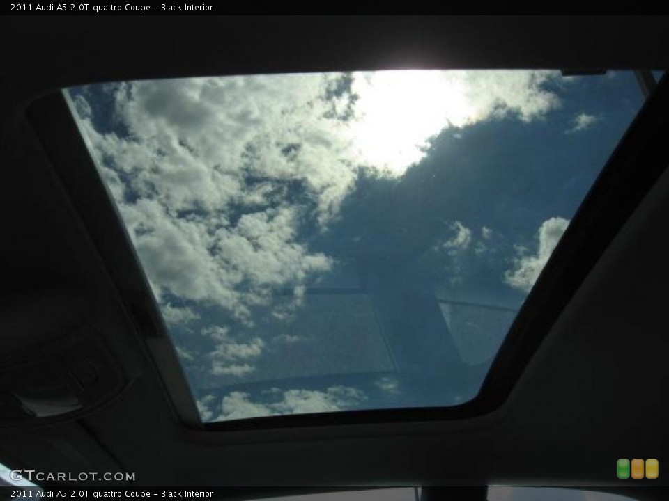 Black Interior Sunroof for the 2011 Audi A5 2.0T quattro Coupe #40565011