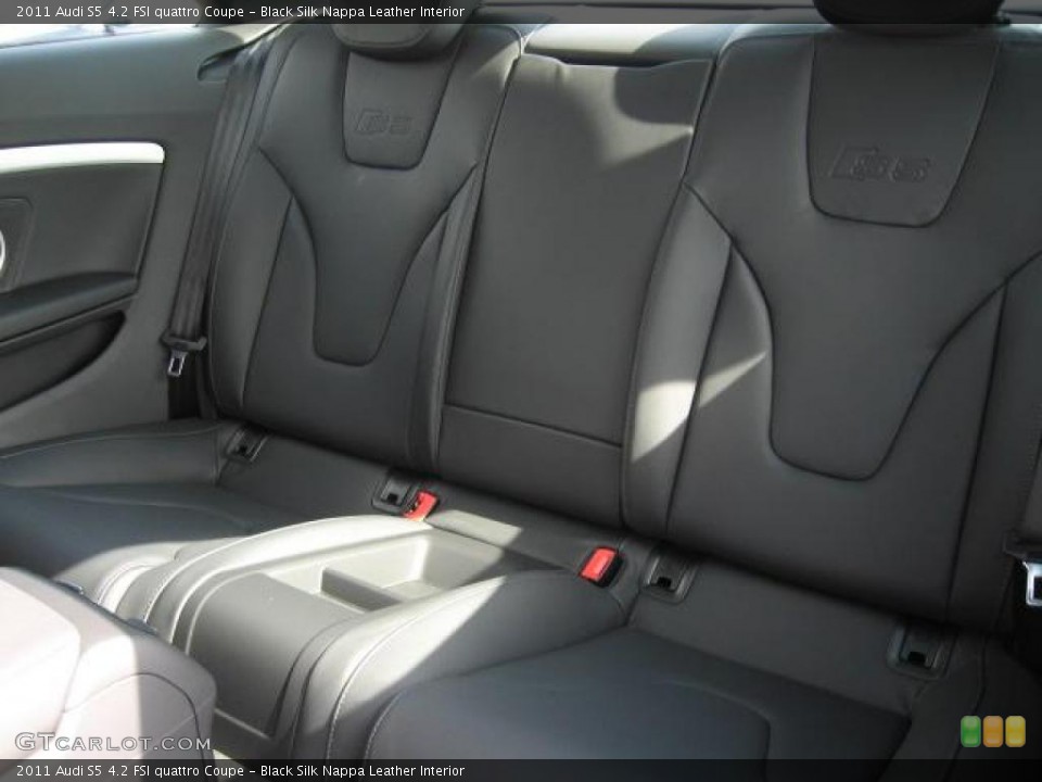Black Silk Nappa Leather Interior Photo for the 2011 Audi S5 4.2 FSI quattro Coupe #40565206